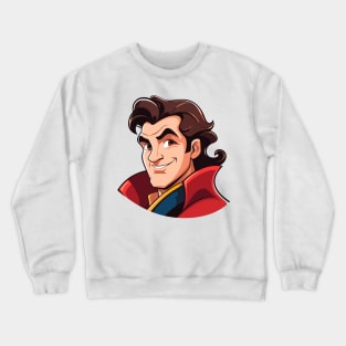 Gaston comic character face Crewneck Sweatshirt